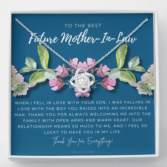Love Knot Necklace | Future Mother in Law Gift | Mom in Law Jewelry | Mother's Day Gift for Mother-in-Law | Gift for Mother in Law | Mother-in-Law Necklace
