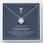Confirmation Gift For Girls - Love Knot Necklace