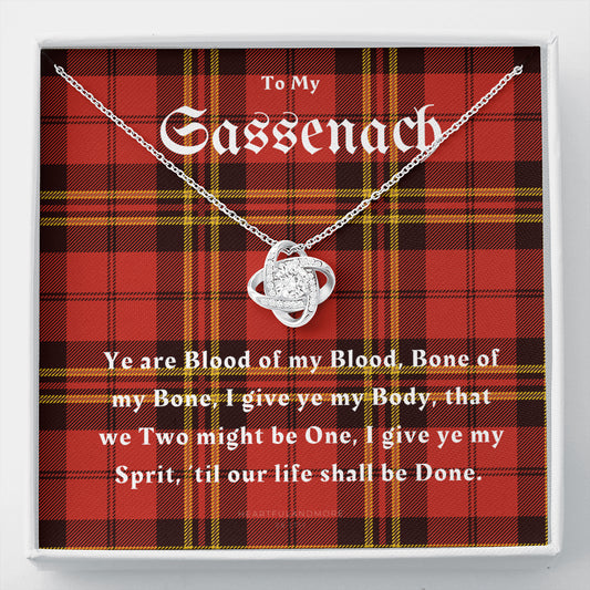To My Sassenach, Outlander Gift, Outlander Gift Box, Outlander Jewelry, Outlander Gift For Wife, Outlander Charm, Outlander Necklace