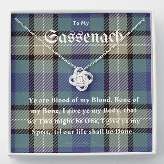 To My Sassenach, Outlander Gift, Outlander Gift Box, Outlander Jewelry, Outlander Gift For Wife, Outlander Charm, Outlander Necklace