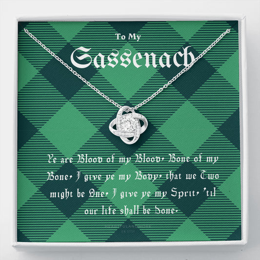 To My Sassenach, Outlander Gift, Outlander Gift Box, Outlander Jewelry, Outlander Gift For Wife, Outlander Charm, Outlander Necklace