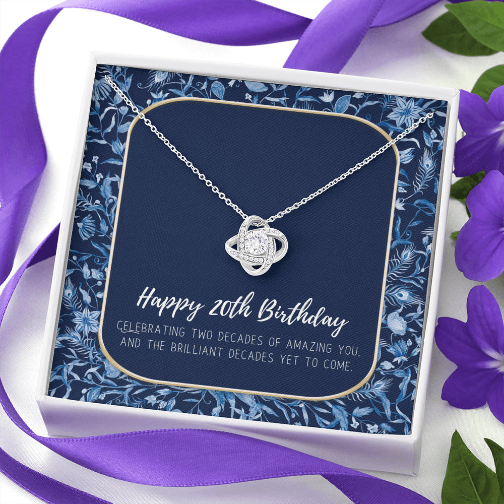 20th Birthday Gifts for Women | Necklace for Her | 2 Decade Jewelry | 20 Years Old | 20th Birthday Gift Necklace | Jewelry Gift For Her