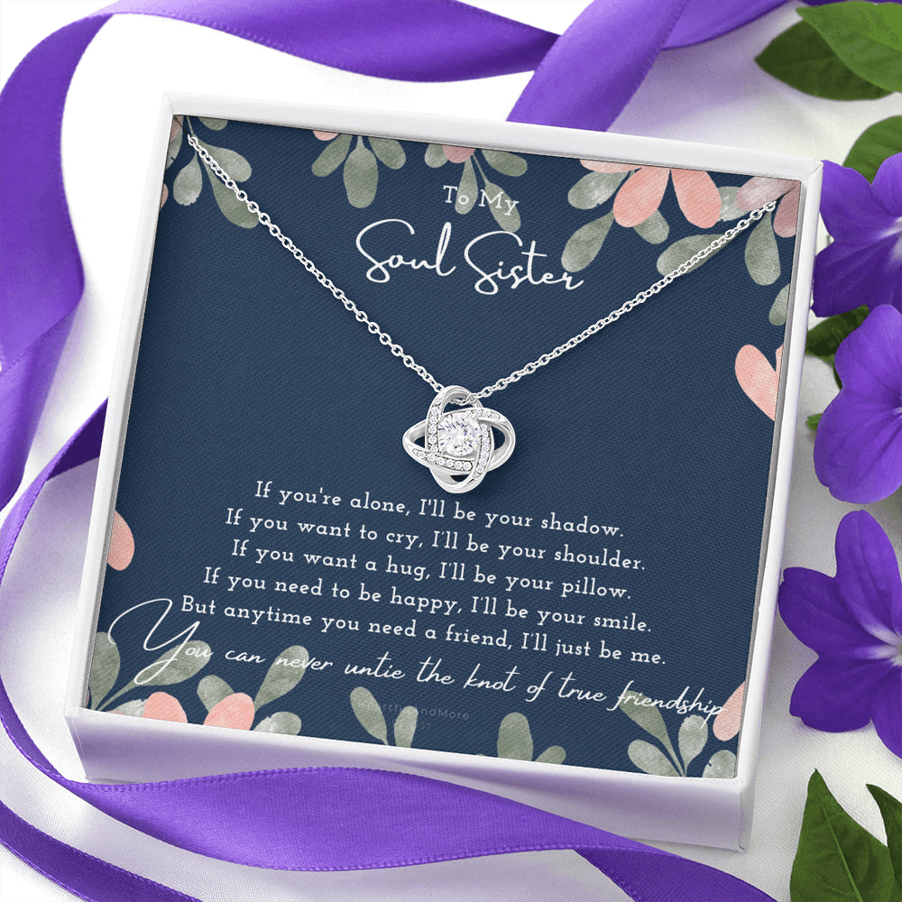 Knot of Friendship Gift, Best Friend necklace, Best Friend Gift, Gift For Friend, Friendship, Love Knot Necklace, Friend Forever Gifts