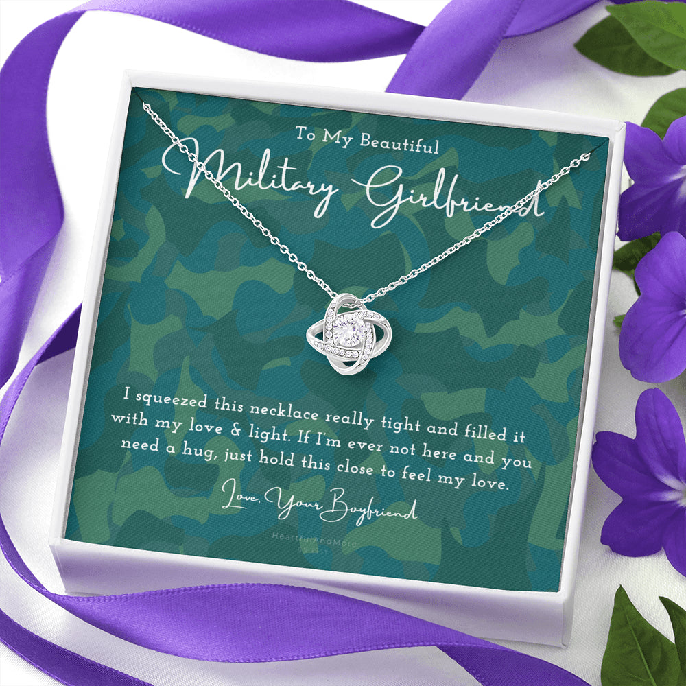 Army Girlfriend Gift, Best Military Girlfriend In The World, Deployment Gift, Gift for Military Girlfriend, Military, Deployment Necklace