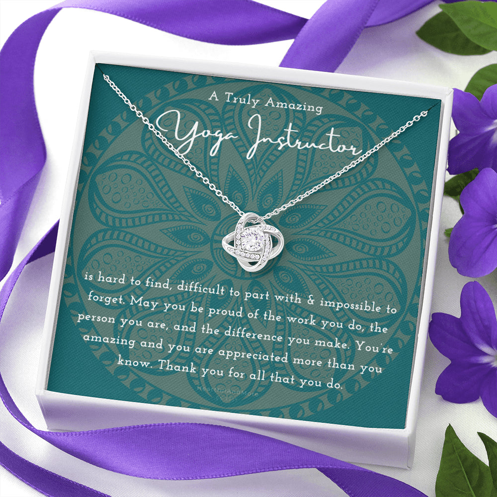 Gift For Yoga Instructor, Yoga Instructor Appreciation Gift, Yoga Teacher Necklace Gift, Yoga Teacher Jewelry, Yoga Teacher Thank You Gift
