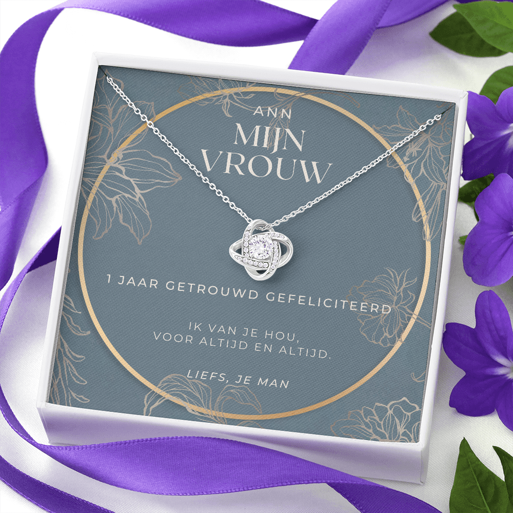1 Jarig Jubileumcadeau Voor Vrouw, 1 Jarig Jubileum Ketting Cadeau Voor Vrouw, 1 Jarig Huwelijksverjaardag Cadeau-Ideeën, Nederlandse Cadeau