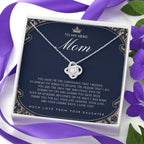 Personalized gifts for Mom | To My Beautiful Mom Necklace | Badass Mom Gift | Mother's Day Gift | Gift from Daughter to Mom | Mother Jewelry