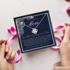 Love Knot Necklace | To My Badass Mom Necklace | Mother’s Day Gift | Personalized Mom Gift | Mothers Necklace | Gift for Mom | Best Mom Gift | Interlock Heart