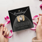 New Grandma Gift | Mom to Grandma Necklace | Pregnancy Announcement Grandparent | First Time Grandma Gifts | New Grandma Necklace