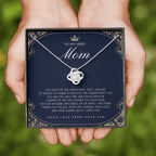 Personalized gifts for Mom | To My Beautiful Mom Necklace | Badass Mom Gift | Mother's Day Gift | Gift from Son to Mom | Mother Gift Jewelry