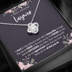 Gift For Female Laywer, Laywer Gift, Laywer Appreciation Gift, Birthday, Love Knot Necklace