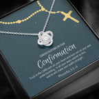 Confirmation Gift For Girls, Confirmation Granddaughter, Love Knot Necklace,  Confirmation Gift Ideas For Girls, Catholic Confirmation Gift