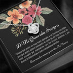 Suegra Gift, Suegra Necklace, Spanish Mother-In-Law Gift from Daughter-In-Law, Regalo Para Mi Suegra, Nuera A Suegra Cumpleaños De La Suegra
