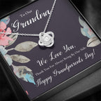 Gift For Grandma Necklace, Grandmother Birthday Gift From Granddaughter/Grandson, To My Grandma Necklace Gift, Grandmother Gift, Grandparents Day Gift
