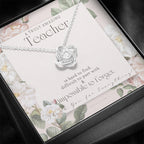 Teacher Gift, Gift for Teacher Necklace, A Truly Amazing Teacher Appreciation Gift