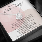 Pastor's Wife Appreciation Gift Necklace, Bible Study Gift, Christmas Present For Pastor's Wife, Best Preacher Wife Gift, Priest Wife Gift