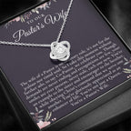Pastor's Wife Appreciation Gift Necklace, Bible Study Gift, Christmas Present For Pastor's Wife, Best Preacher Wife Gift, Priest Wife Gift