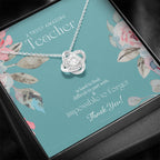 Teacher Gift, Gift for Teacher Necklace, A Truly Amazing Teacher Appreciation Gift