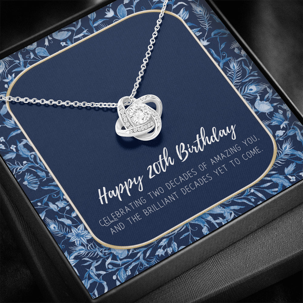 20th Birthday Gifts for Women | Necklace for Her | 2 Decade Jewelry | 20 Years Old | 20th Birthday Gift Necklace | Jewelry Gift For Her
