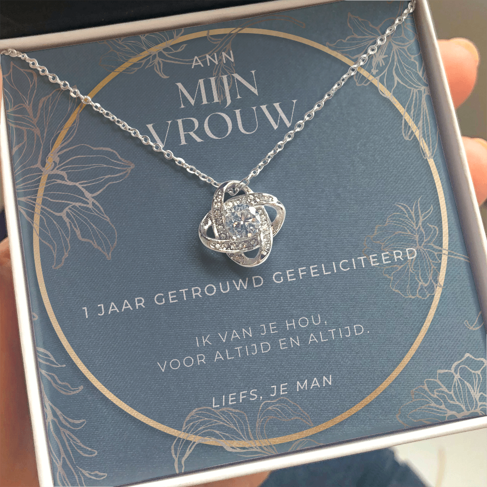 1 Jarig Jubileumcadeau Voor Vrouw, 1 Jarig Jubileum Ketting Cadeau Voor Vrouw, 1 Jarig Huwelijksverjaardag Cadeau-Ideeën, Nederlandse Cadeau