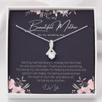 Gift for Mom on Wedding Day, Gift for Mom on Wedding Day, Mother of the Bride Necklace, Bride to Mom Gift, Wedding Gift for Mom