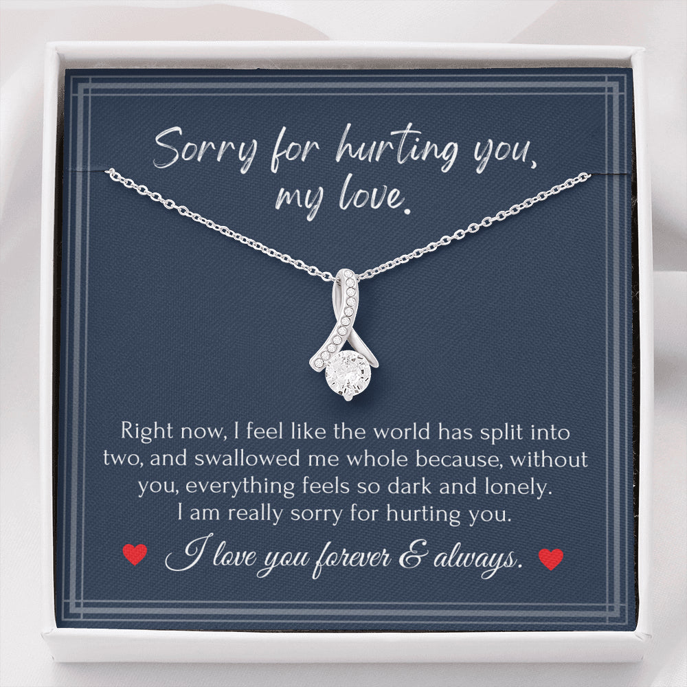 Sorry for hurting you