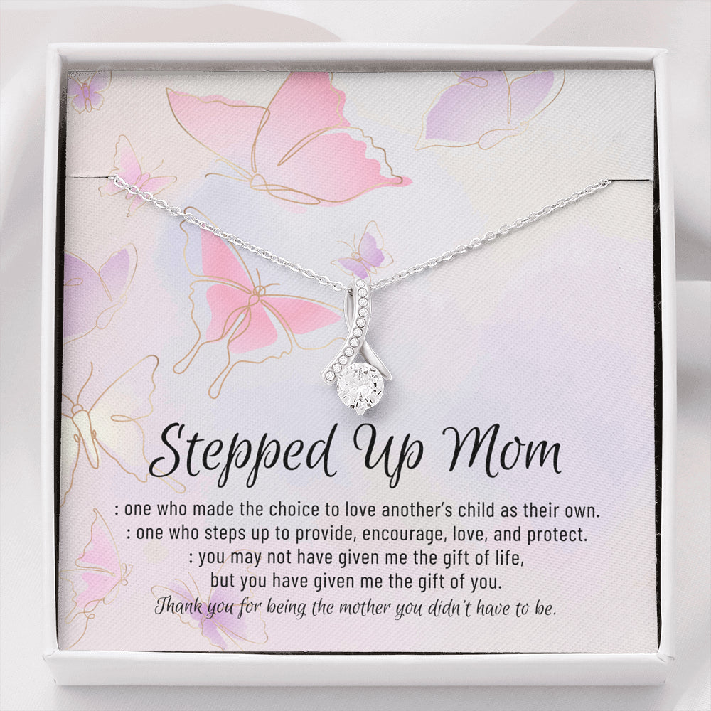 Stepmom Necklace, Stepmom Birthday Gift Idea, Meaningful Stepmom Gift, Thank You Stepmom, Unbiological Mom Gift, Bonus Mom Necklace