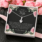 ALLURING BEAUTY Necklace, Postpartum Gift for Wife, Gift for Wife Post Pregnancy, Becoming A Mother Gift, Gift For Wife Birth, Wife After Pregnancy Necklace, Wife Becoming A Mom