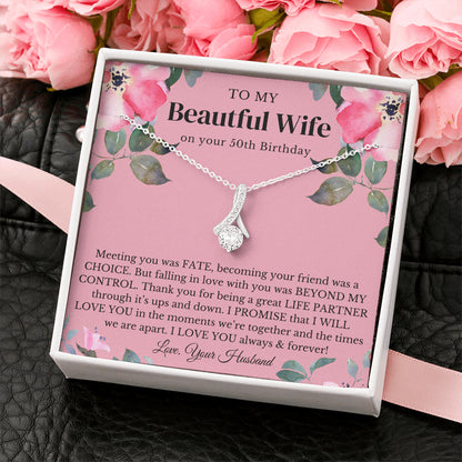 To My Beautiful Wife on 50th