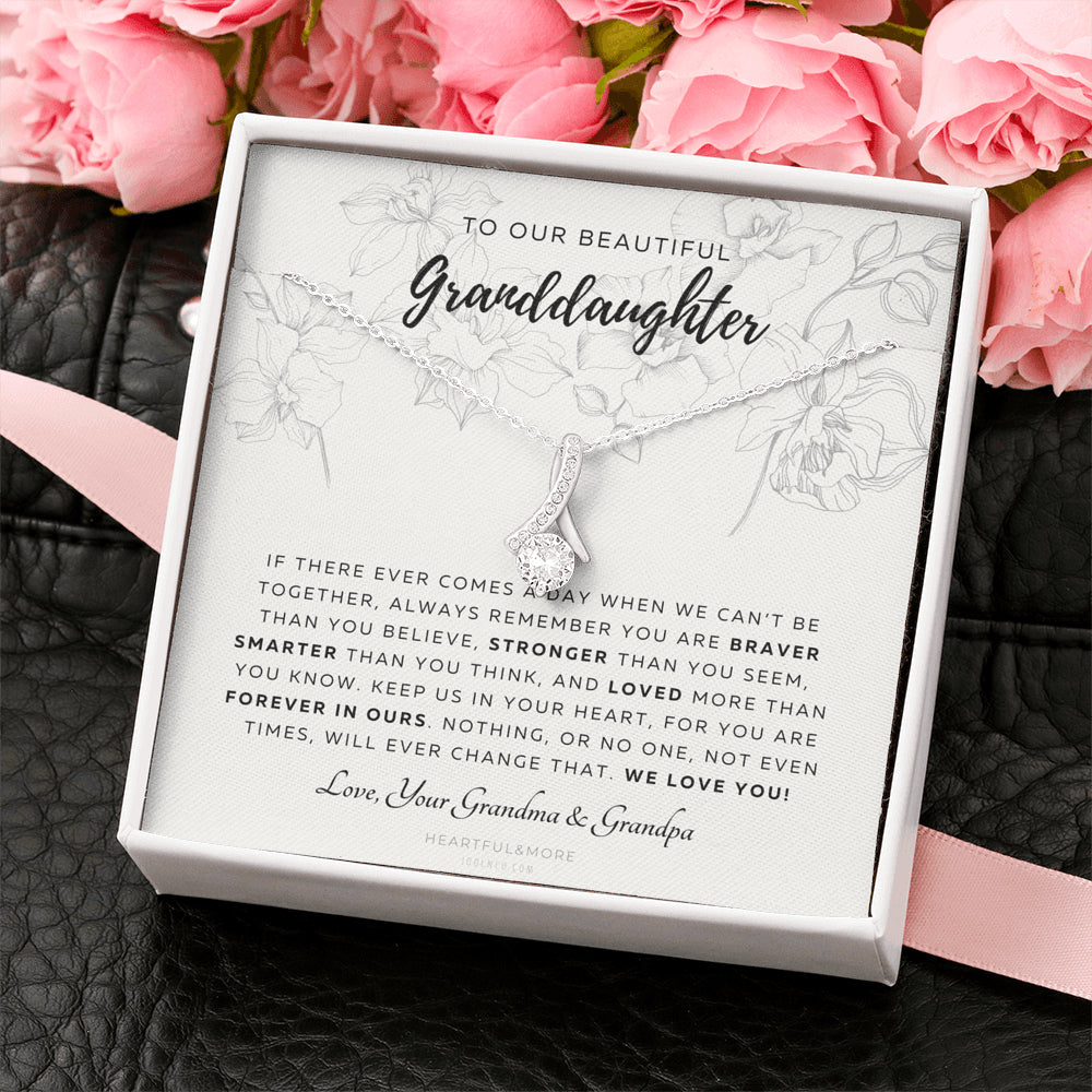 Gift for Granddaughter from Grandma & Grandpa, To Our Granddaughter, Live Your Dreams, Birthday, Graduation, Christmas,