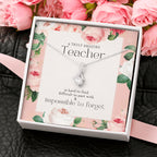 Teacher Gift, Gift for Teacher Necklace, A Truly Amazing Teacher Appreciation Gift