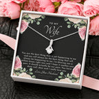 ALLURING BEAUTY Necklace, Postpartum Gift for Wife, Gift for Wife Post Pregnancy, Becoming A Mother Gift, Gift For Wife Birth, Wife After Pregnancy Necklace, Wife Becoming A Mom