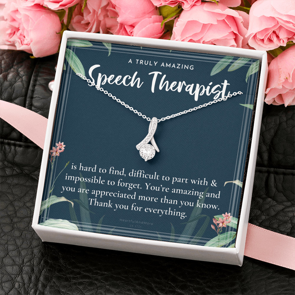 Speech Therapist Gift, Amazing Speech Therapist Gift Necklace, Language Pathologist, Gift for Speech Pathologist