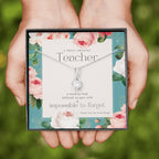 Teacher Gift, Gift for Teacher Necklace, A Truly Amazing Teacher Appreciation Gift