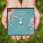 Teacher Gift, Gift for Teacher Necklace, A Truly Amazing Teacher Appreciation Gift