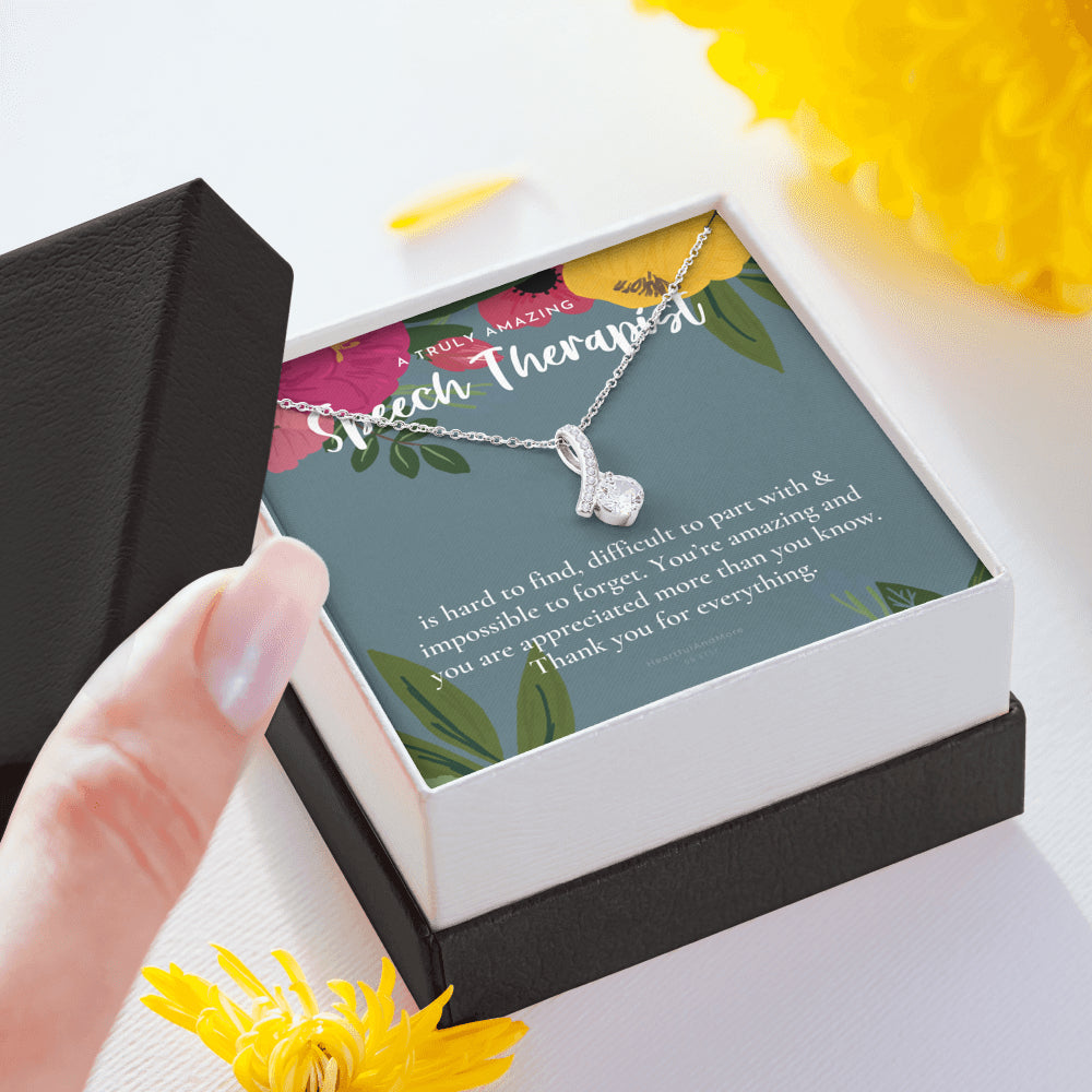 Speech Therapist Gift, Amazing Speech Therapist Gift Necklace, Language Pathologist, Gift for Speech Pathologist