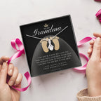 New Grandma Gift | Mom to Grandma Necklace | Pregnancy Announcement Grandparent | First Time Grandma Gifts | New Grandma Necklace