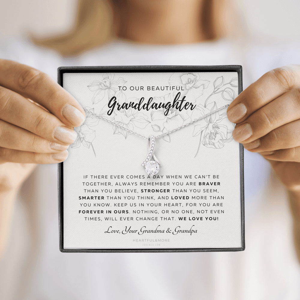 Gift for Granddaughter from Grandma & Grandpa, To Our Granddaughter, Live Your Dreams, Birthday, Graduation, Christmas,