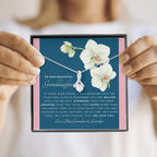 ALLURING BEAUTY Necklace, Gift for Granddaughter from Grandma & Grandpa, To Our Granddaughter, Live Your Dreams, Birthday, Graduation, Christmas