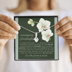 ALLURING BEAUTY Necklace, Gift for Granddaughter from Grandma & Grandpa, To Our Granddaughter, Live Your Dreams, Birthday, Graduation, Christmas