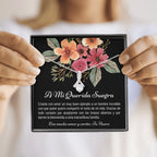 Suegra Gift, Suegra Necklace, spanish mom in law, mom in law gift, suegra necklace gift, suegra, Nuera A Suegra, from daughter in law, spanish wedding, Mi Suegra, Para Mi Suegra, suegra jewelry, Spanish wedding gift
