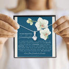 ALLURING BEAUTY Necklace, Gift for Granddaughter from Grandma & Grandpa, To Our Granddaughter, Live Your Dreams, Birthday, Graduation, Christmas