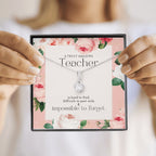 Teacher Gift, Gift for Teacher Necklace, A Truly Amazing Teacher Appreciation Gift