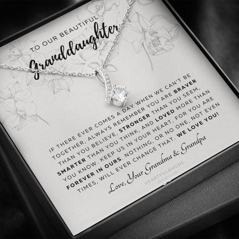 Gift for Granddaughter from Grandma & Grandpa, To Our Granddaughter, Live Your Dreams, Birthday, Graduation, Christmas,