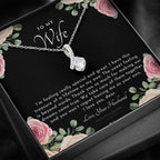 ALLURING BEAUTY Necklace, Postpartum Gift for Wife, Gift for Wife Post Pregnancy, Becoming A Mother Gift, Gift For Wife Birth, Wife After Pregnancy Necklace, Wife Becoming A Mom