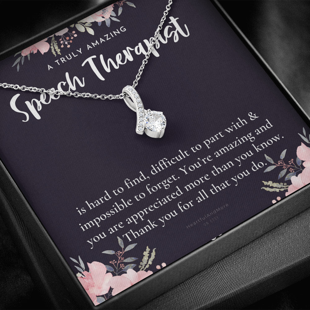 Speech Therapist Gift, Amazing Speech Therapist Gift Necklace, Language Pathologist, Gift for Speech Pathologist