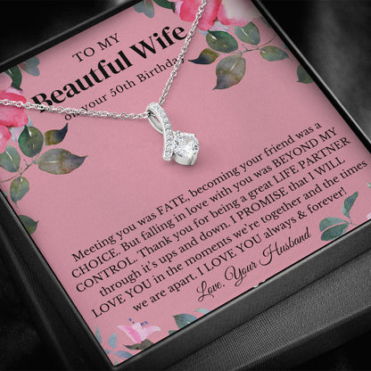 To My Beautiful Wife on 50th