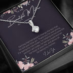 Gift for Mom on Wedding Day, Gift for Mom on Wedding Day, Mother of the Bride Necklace, Bride to Mom Gift, Wedding Gift for Mom