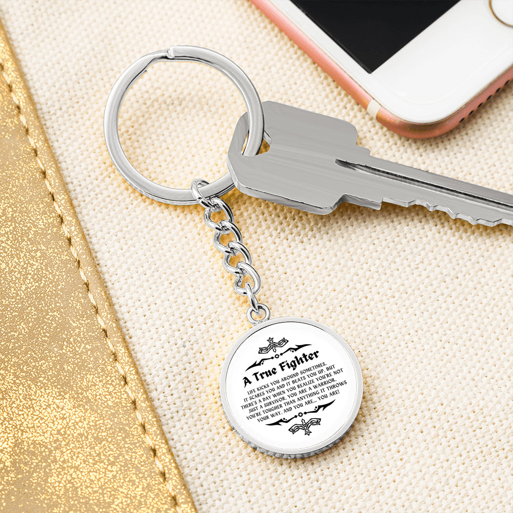 True Fighter Key Chain