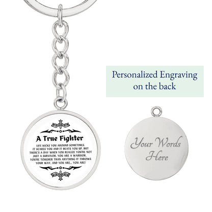 True Fighter Key Chain